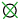 Grünes Kreuz in schwarzem Kreis Grünes Kreuz in schwarzem Kreis