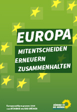 Cover Europawahlprogramm