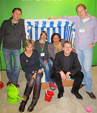 v.l. Maximilian Lange, Daniela Schneckenburger, Jakoba Wenzel, Katja Bender, Markus Kurth, Remo Licandro