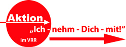 Logo 'Aktion Ich nehm dich mit' im VRR