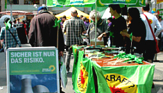 Info-Stand der Dortmunder GRÜNEN Info-Stand der Dortmunder GRÜNEN