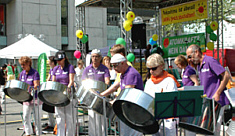 Bäng Bäng live Pan-Kultur Steeldrum-Orchester