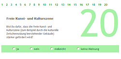 GRÜN-O-MAT 2012 - Screenshot der Frage 20 GRÜN-O-MAT