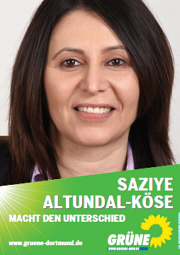 Wahlplakat: Saziye Altundal-Köse macht den Unterschied Saziye Altundal-Köse