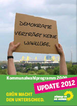 Titelseite des Kommunalwahlprogramm Updates 2012 Titelseite